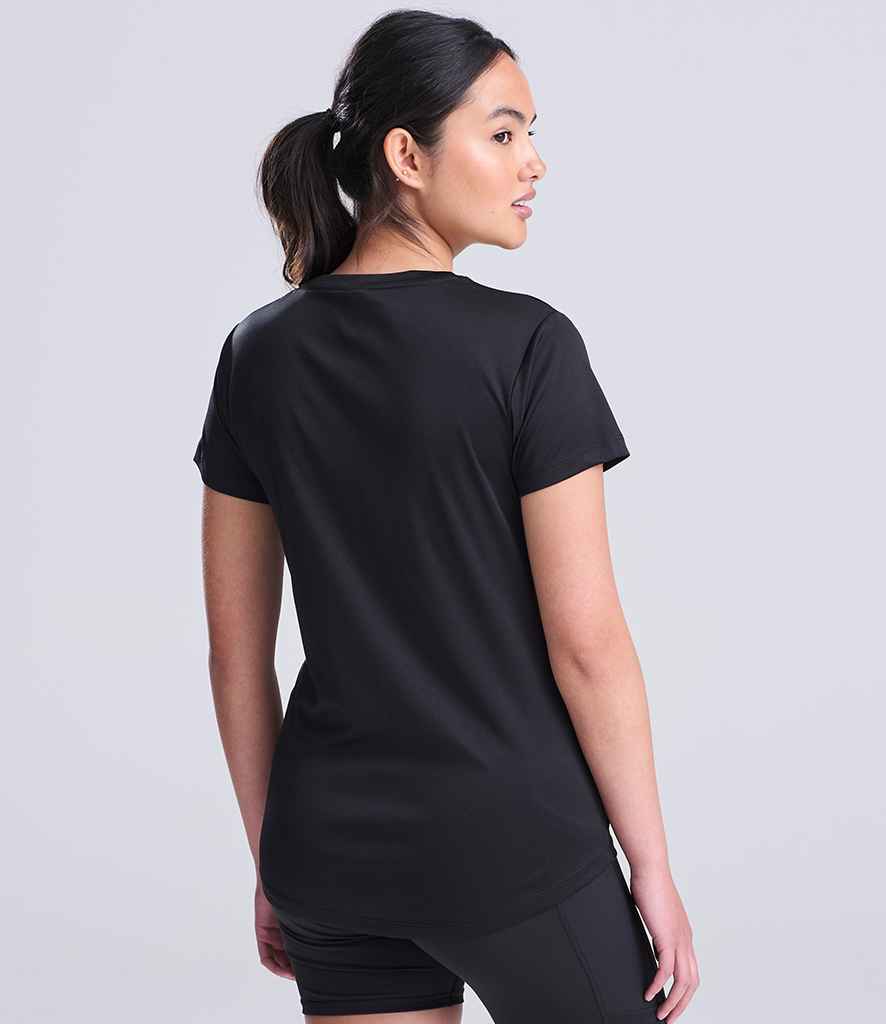 Just Cool AWDis Ladies Cool Smooth T-Shirt Jet Black