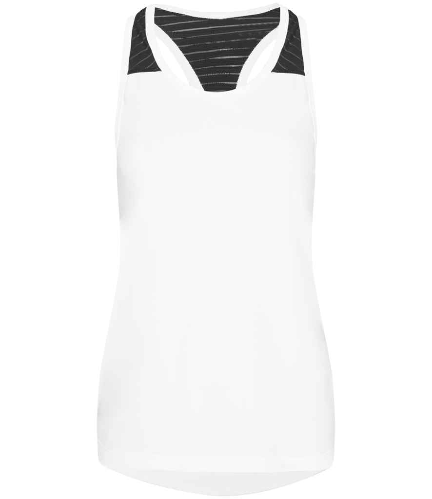 Just Cool AWDis Ladies Cool Smooth Workout Vest Arctic White