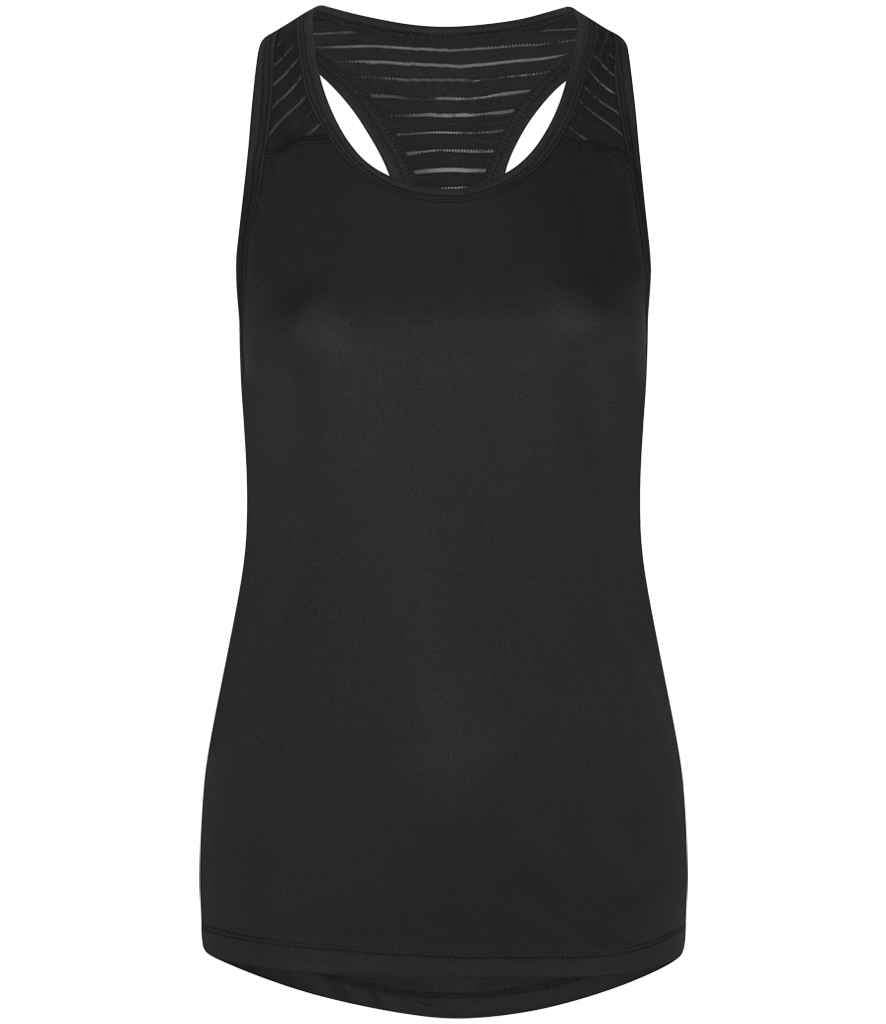 Just Cool AWDis Ladies Cool Smooth Workout Vest Jet Black