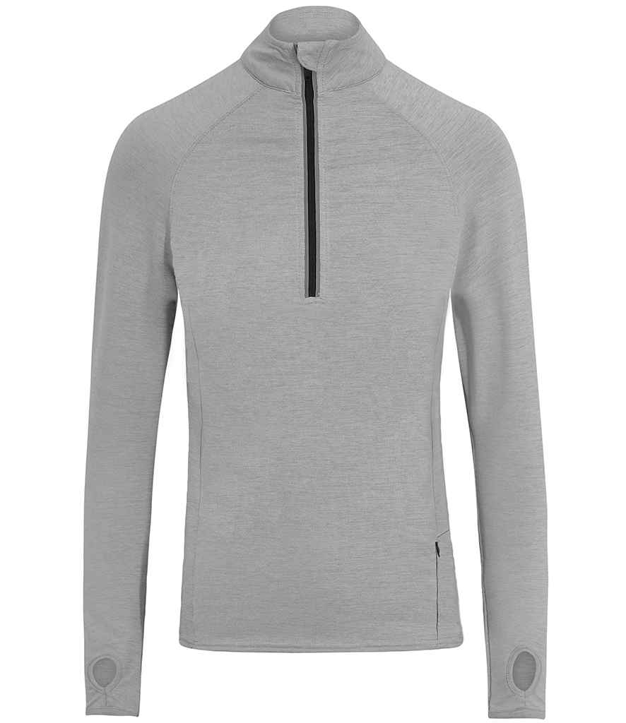 AWDis Cool-Flex™ Half Zip Top in Silver Grey