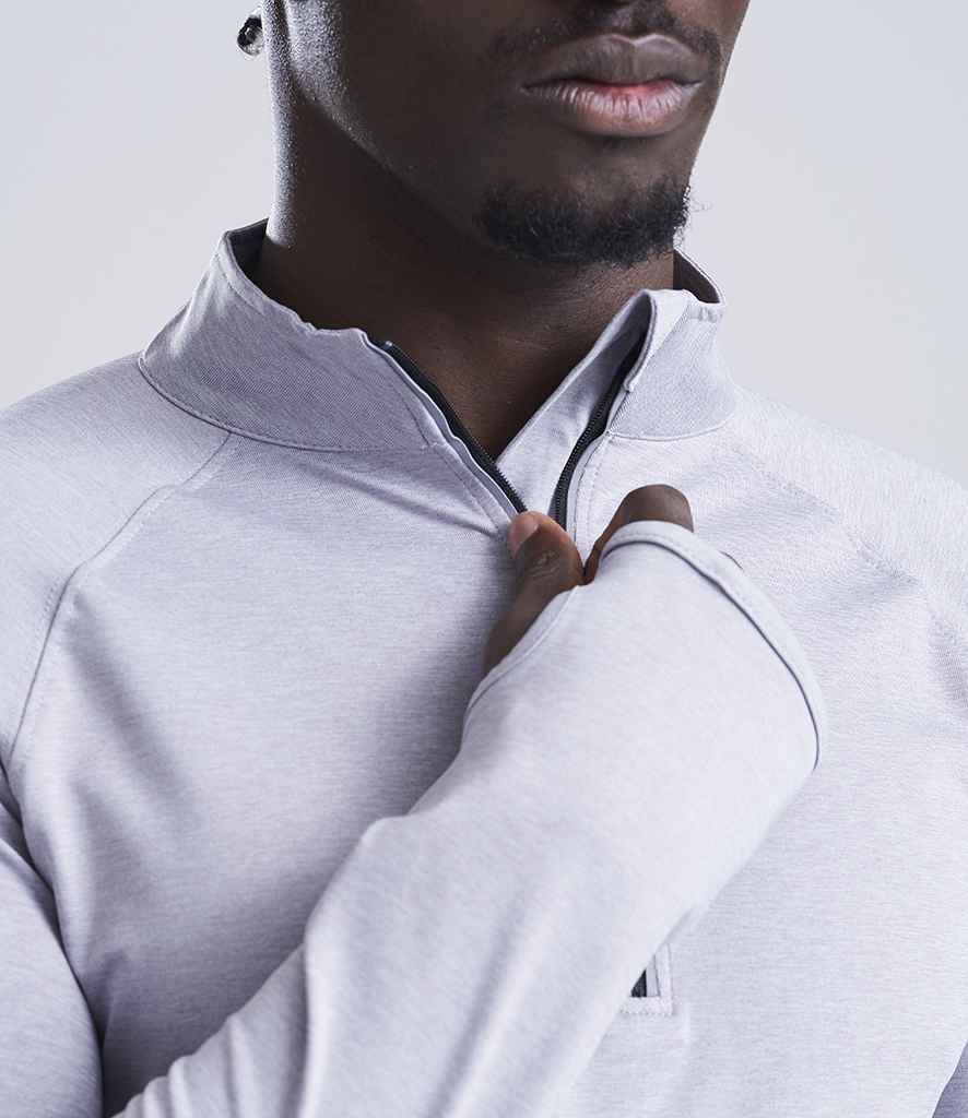 Just Cool AWDis Cool-Flex™ Half Zip Top Silver Grey