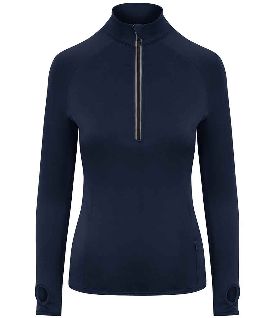 Just Cool AWDis Ladies Cool-Flex™ Half Zip Top French Navy
