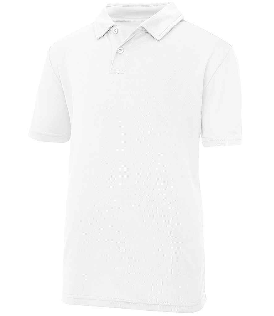 Just Cool AWDis Kids Cool Polo Shirt Arctic White