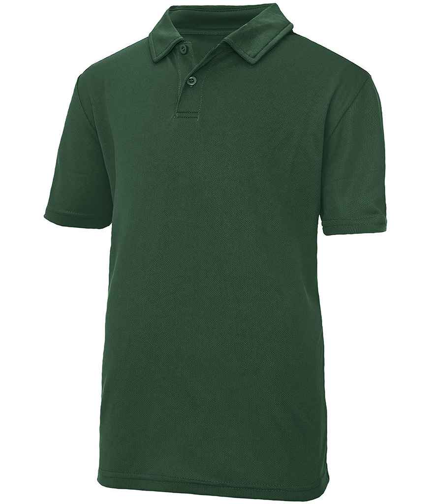 Just Cool AWDis Kids Cool Polo Shirt Bottle Green