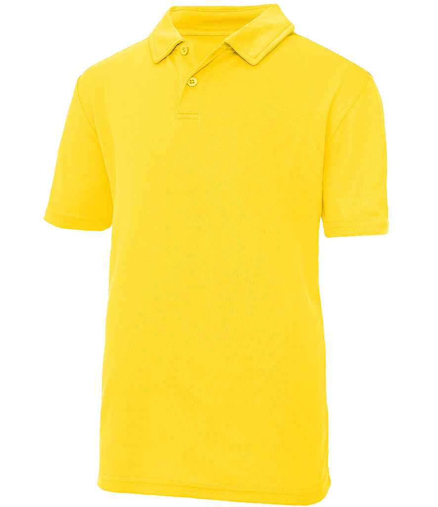 Just Cool AWDis Kids Cool Polo Shirt Sun Yellow
