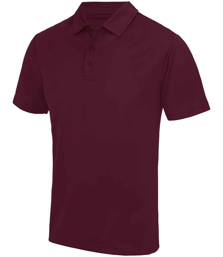 Just Cool AWDis Cool Polo Shirt Burgundy