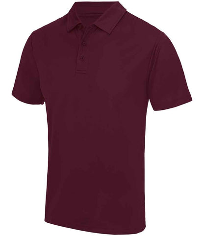 Just Cool AWDis Cool Polo Shirt Burgundy