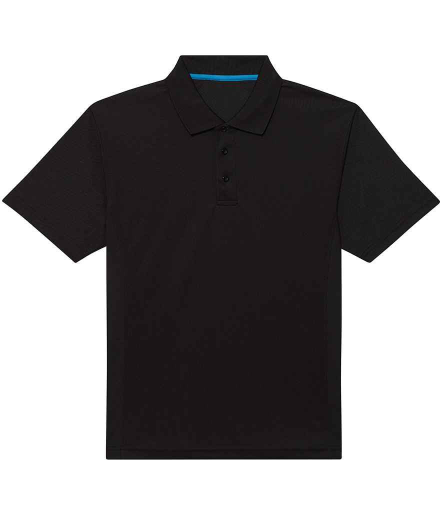 AWDis SuperCool™ Performance Polo Shirt in Jet Black