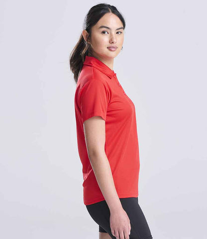 Just Cool AWDis Ladies Cool Polo Shirt Fire Red