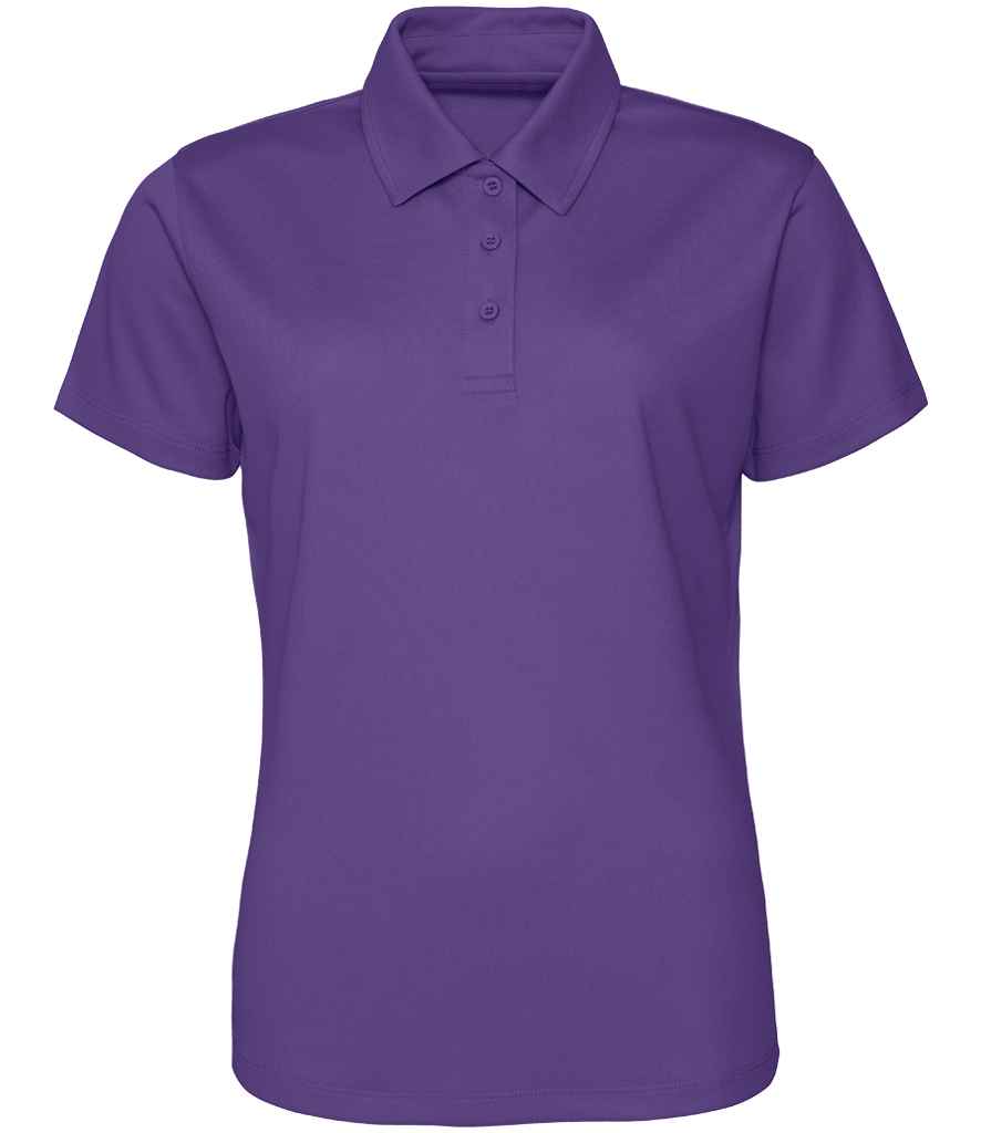 Just Cool AWDis Ladies Cool Polo Shirt Purple
