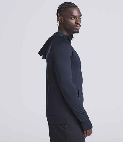 Just Cool AWDis Cool Contrast Zoodie Jet Black