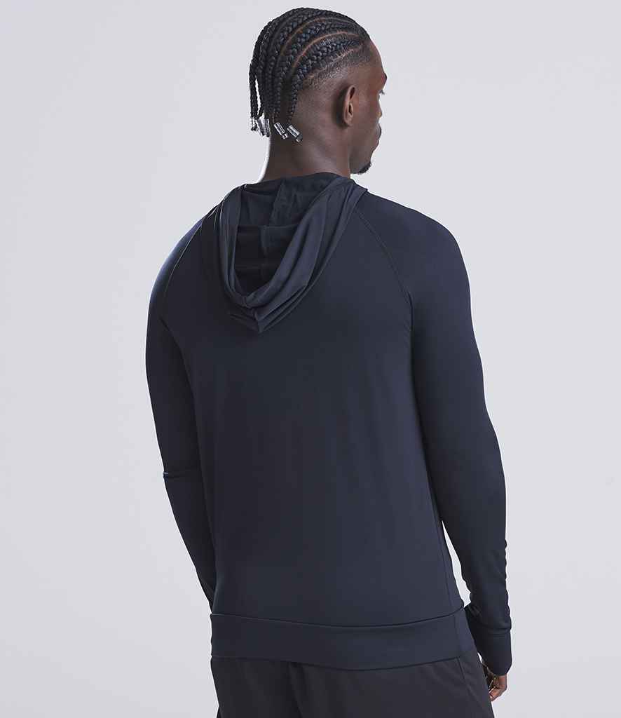 Just Cool AWDis Cool Contrast Zoodie Jet Black