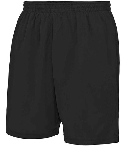 AWDis Cool Mesh Lined Shorts in Jet Black