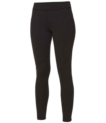 AWDis Girls Cool Athletic Pants in Jet Black