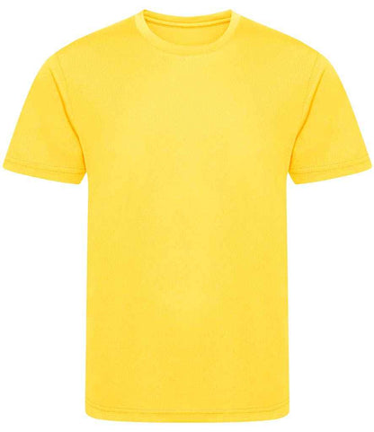 AWDis Kids Cool Recycled T-Shirt in Sun Yellow