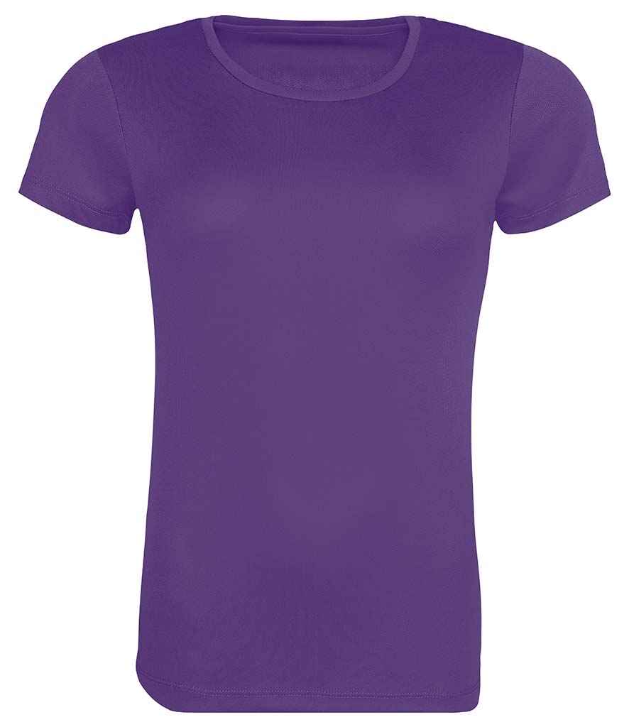 AWDis Ladies Cool Recycled T-Shirt in Purple
