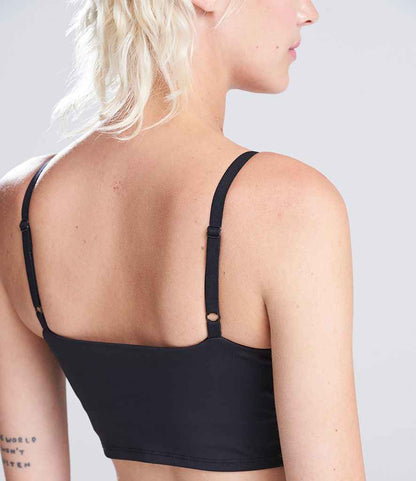 Just Cool AWDis Ladies Cool Recycled Tech Sports Bra Jet Black