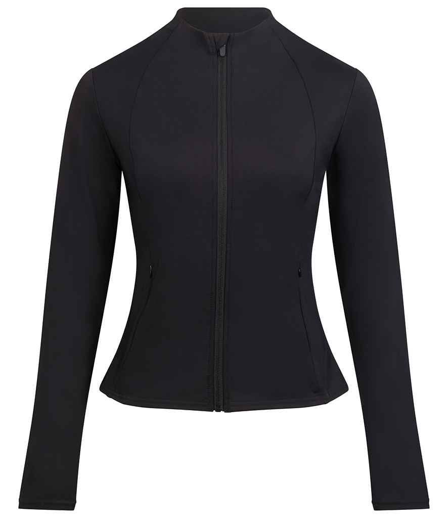 AWDis Ladies Cool Recycled Full Zip Jacket in Jet Black