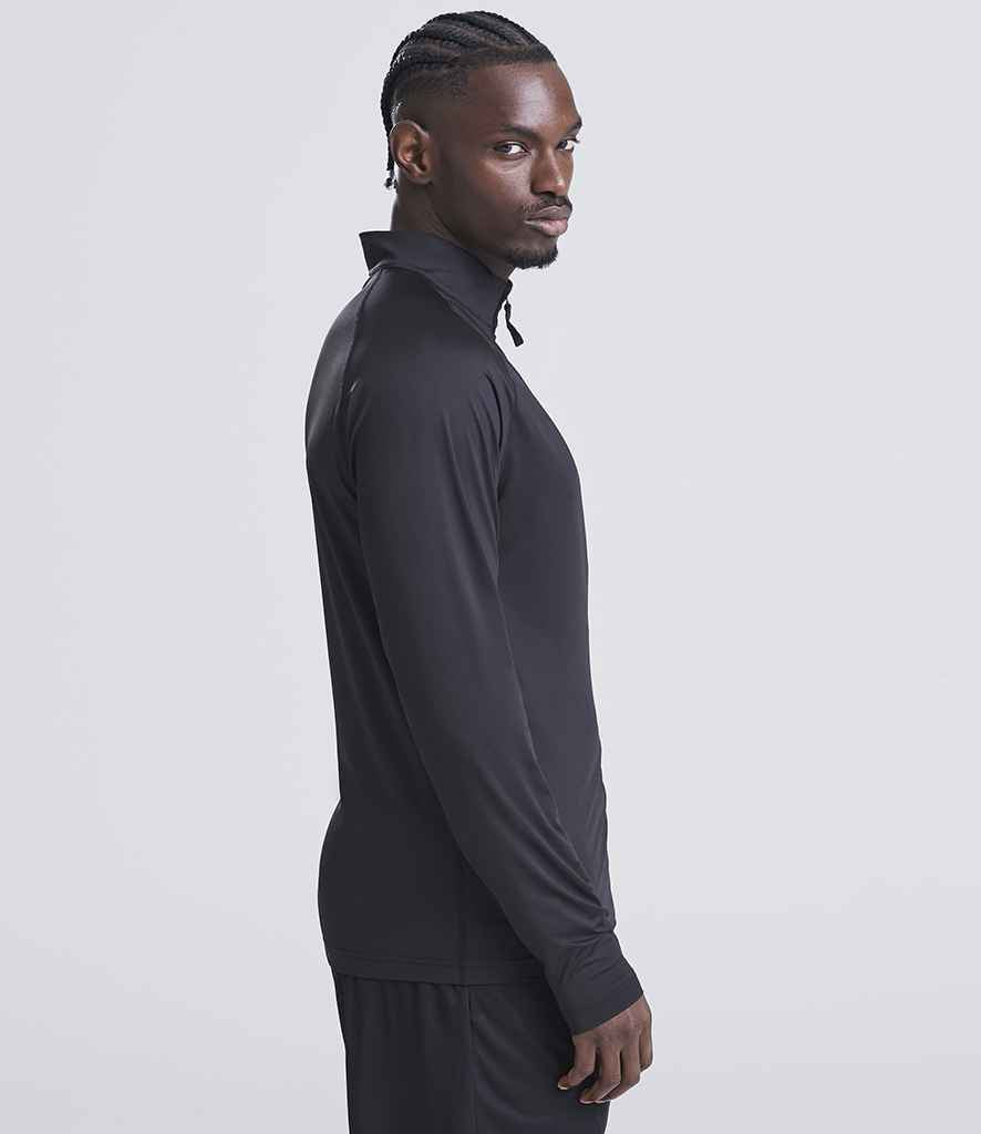 Just Cool AWDis Cool Lightweight Active 1/4 Zip Top Jet Black