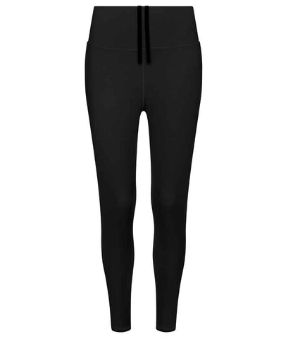 AWDis Ladies Cool Recycled Tech Leggings in Jet Black