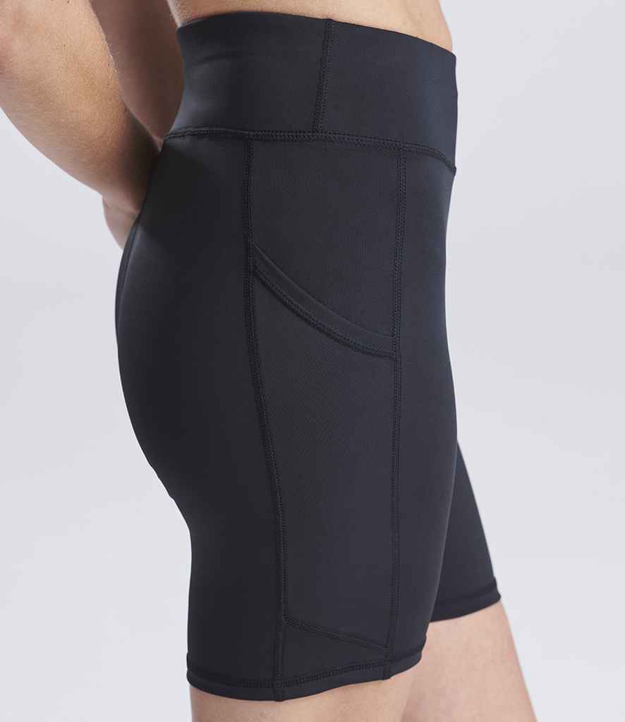 AWDis Cool Ladies Recycled Cool-Flex™ Tech Shorts - model image