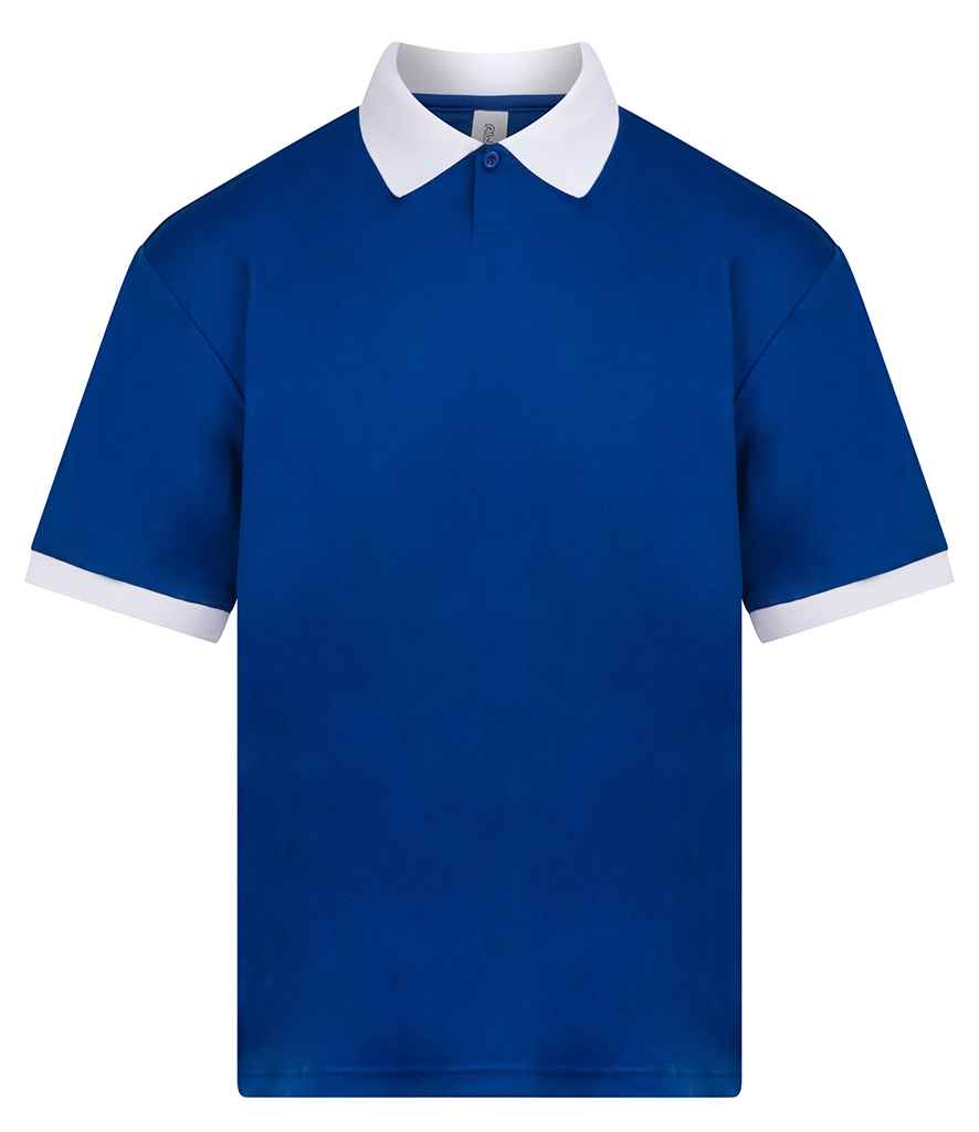 Just Cool AWDis Cool Retro Sports Jersey Dark Royal/White