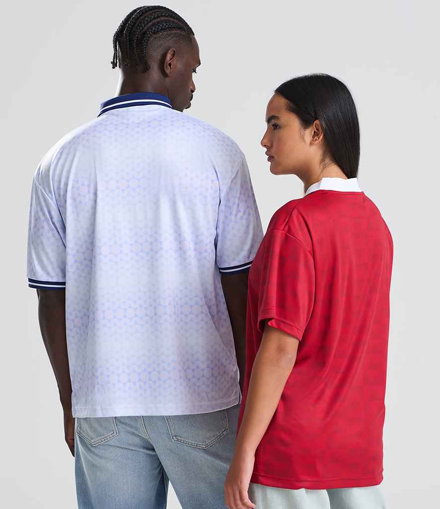 Just Cool AWDis Cool Retro Sports Jersey Red/White