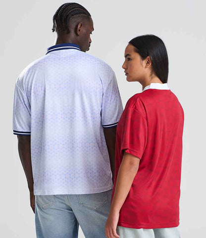 Just Cool AWDis Cool Retro Sports Jersey Red/White