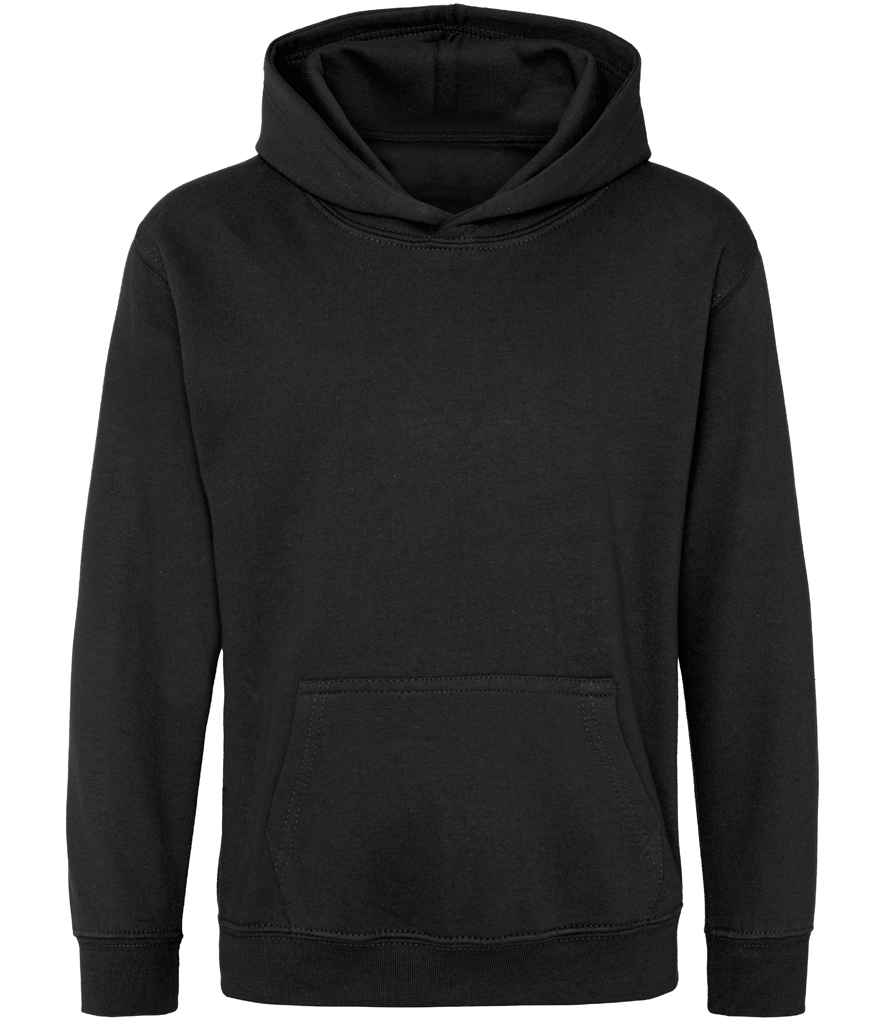Just Hoods AWDis Kids Hoodie Black Smoke