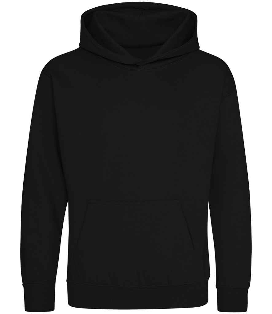 AWDis Kids Hoodie in Deep Black