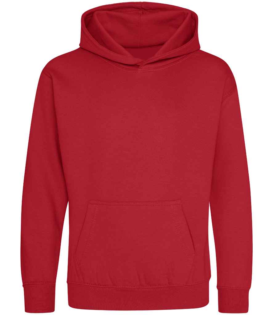 Just Hoods AWDis Kids Hoodie Fire Red