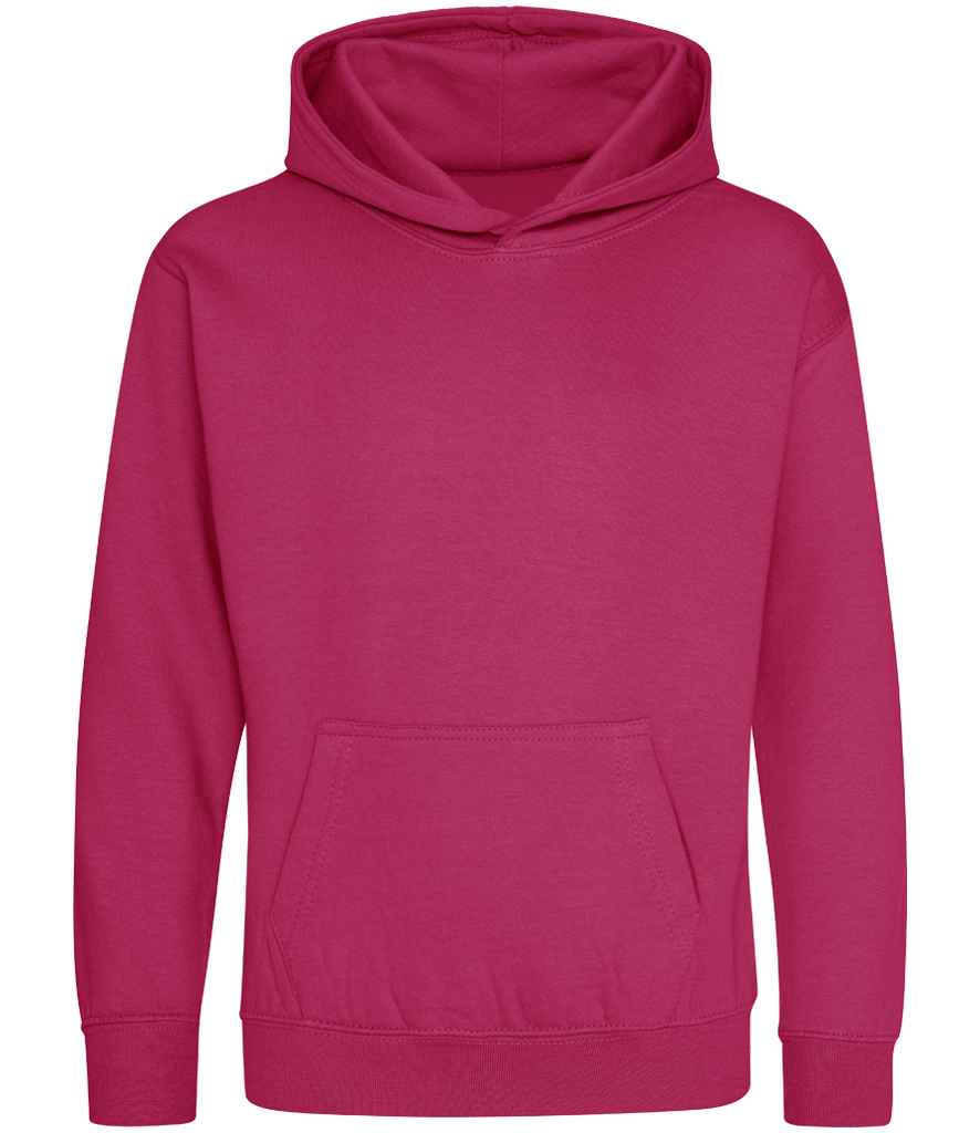 Just Hoods AWDis Kids Hoodie Hot Pink