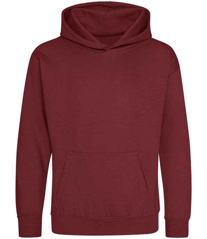 Just Hoods AWDis Kids Hoodie Red Hot Chilli