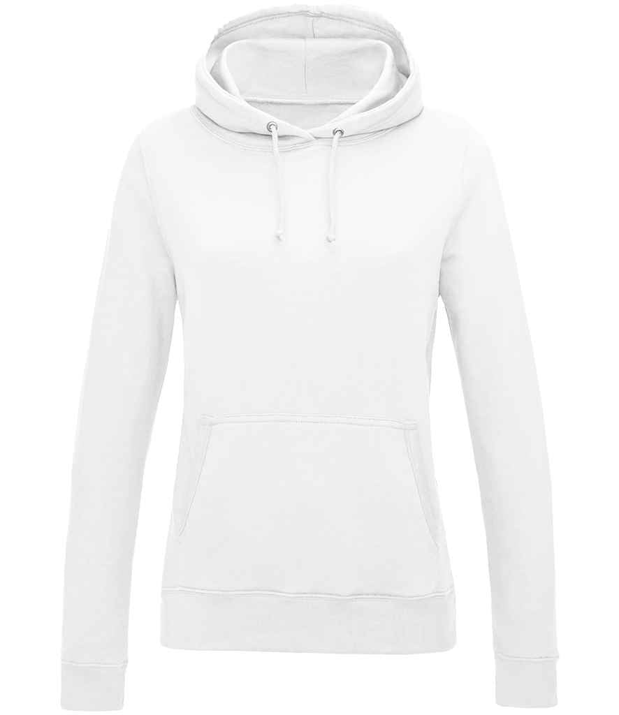 Just Hoods AWDis Ladies College Hoodie Arctic White