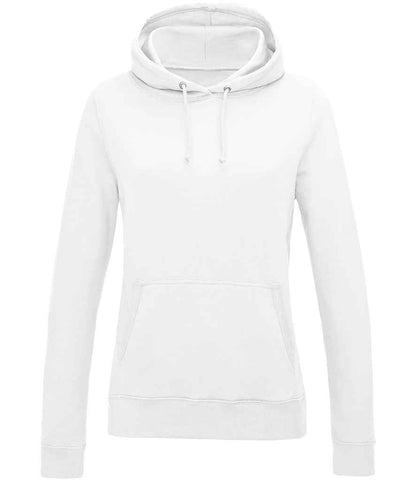 Just Hoods AWDis Ladies College Hoodie Arctic White