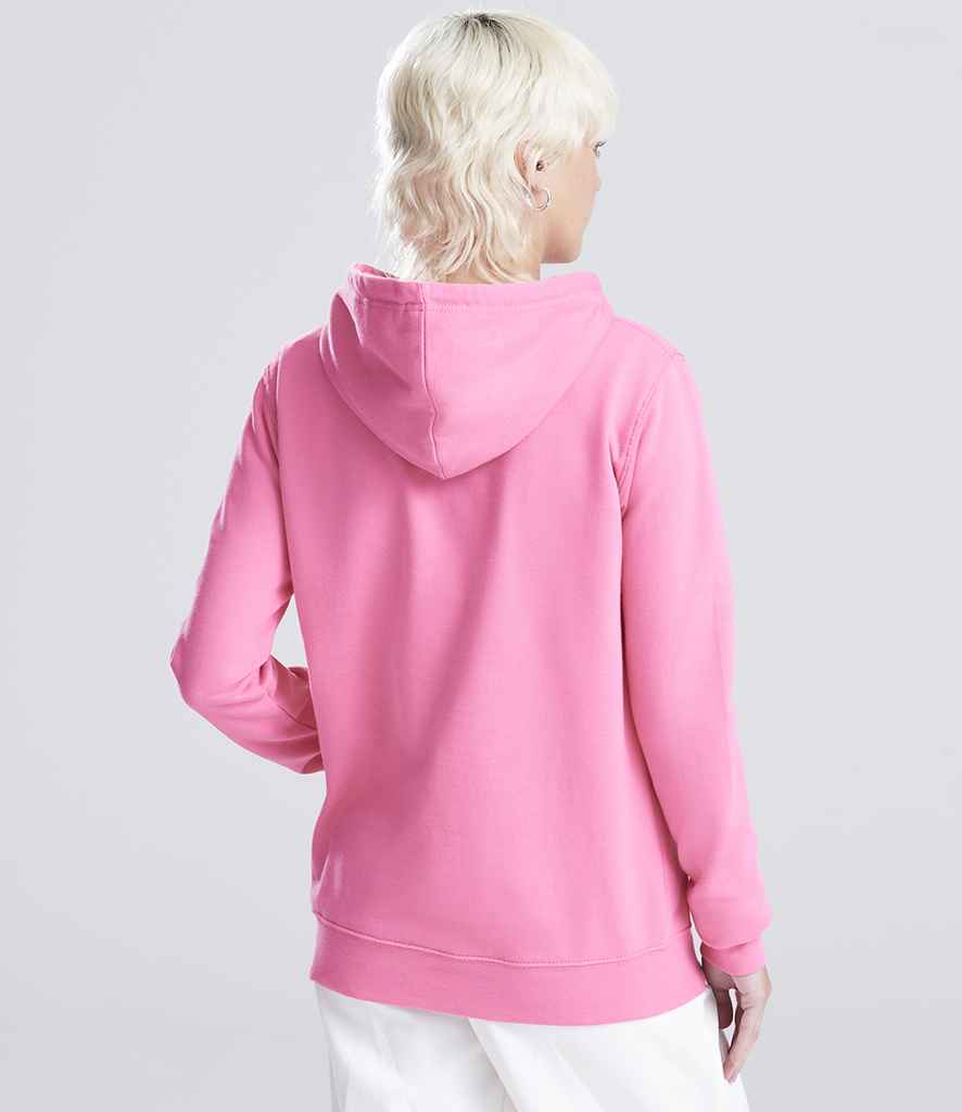 Just Hoods AWDis Ladies College Hoodie Candyfloss Pink