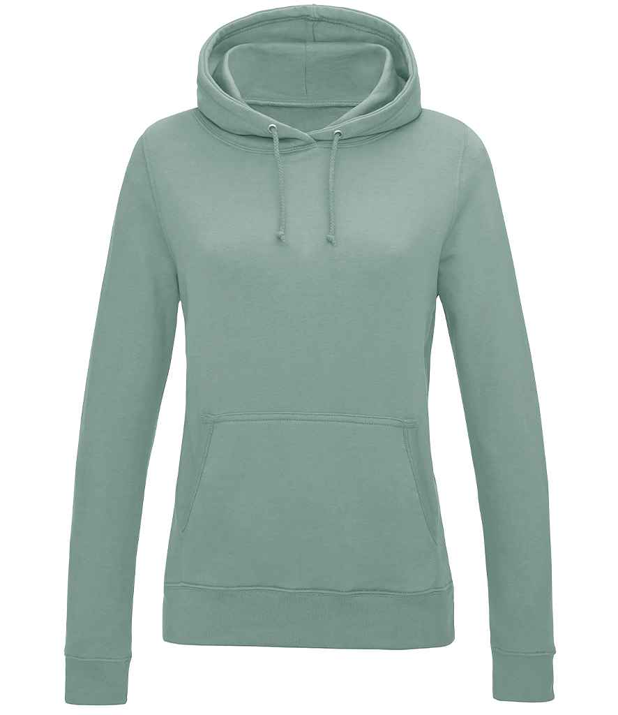 Just Hoods AWDis Ladies College Hoodie Dusty Green