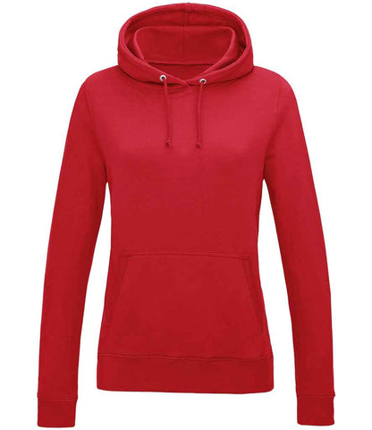 Just Hoods AWDis Ladies College Hoodie Fire Red