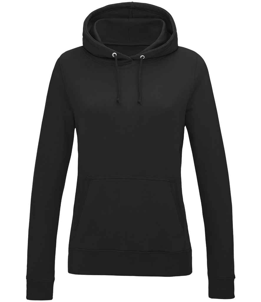 Just Hoods AWDis Ladies College Hoodie Jet Black