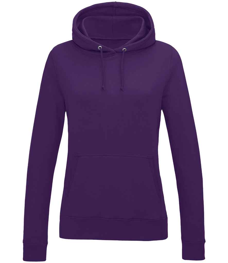 Just Hoods AWDis Ladies College Hoodie Purple