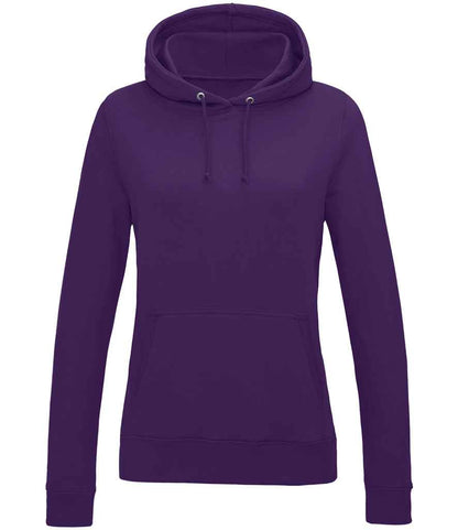 Just Hoods AWDis Ladies College Hoodie Purple