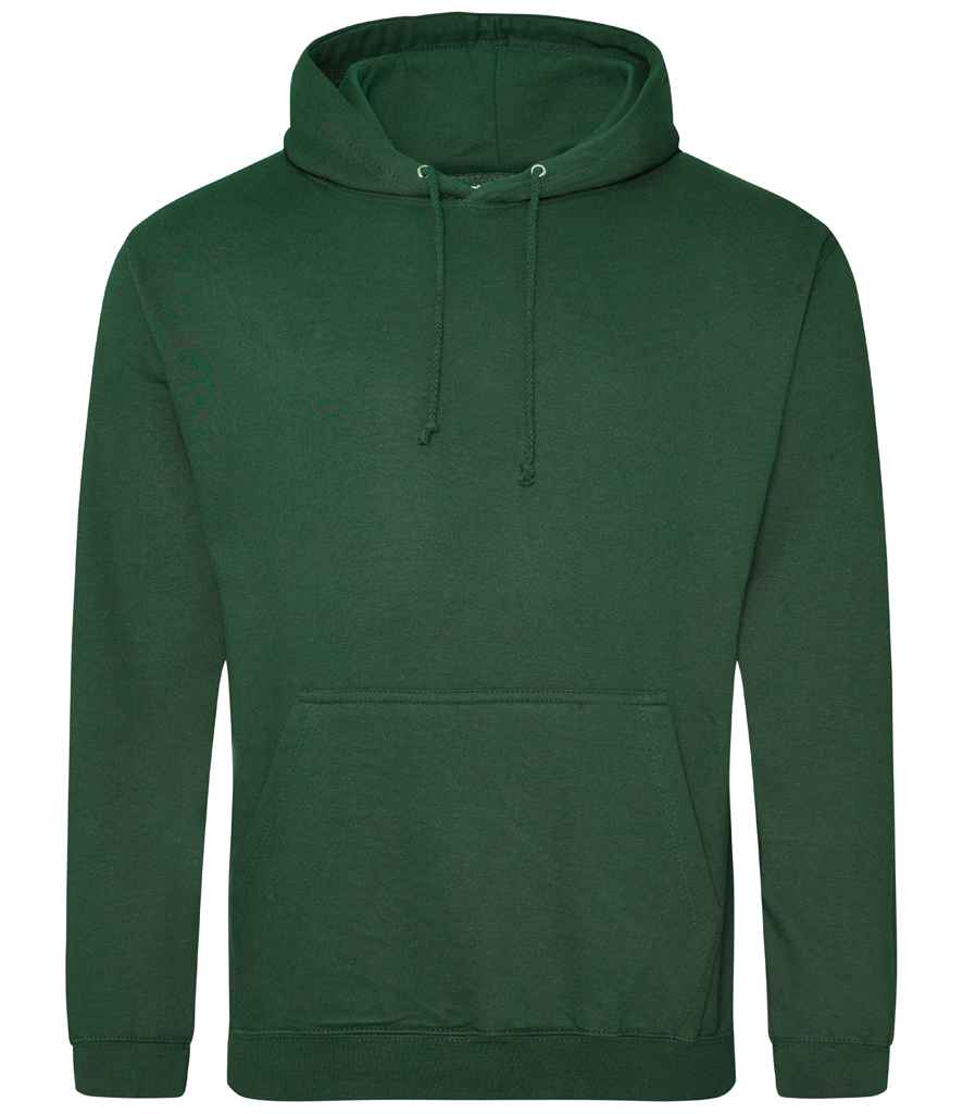 AWDis College Hoodie in Bottle Green