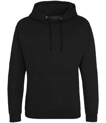 AWDis College Hoodie in Black Smoke