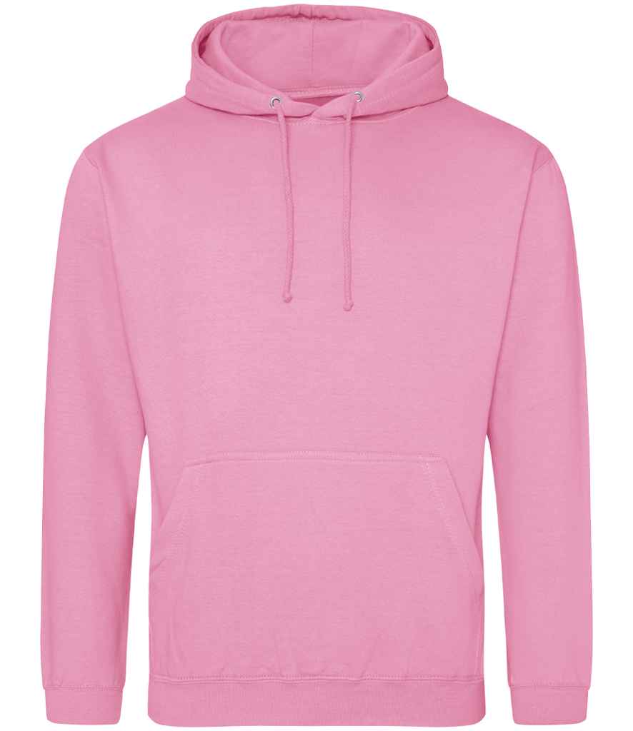 AWDis College Hoodie in Candyfloss Pink