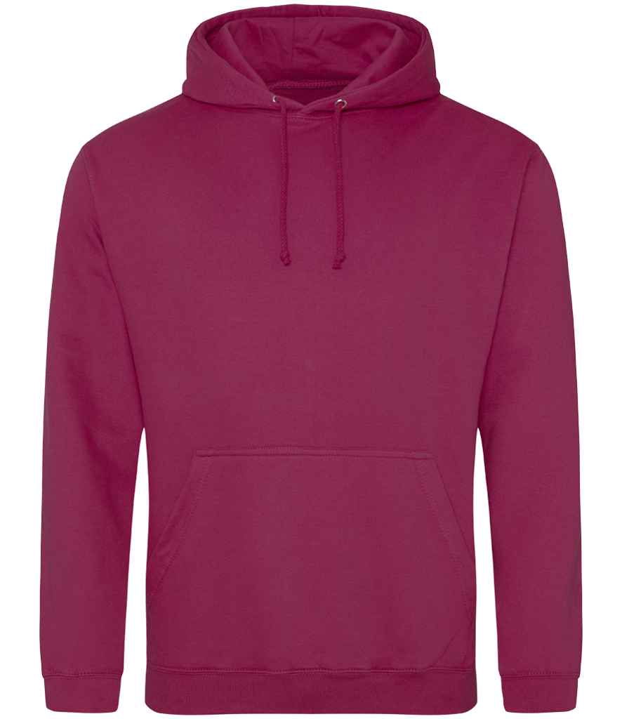 AWDis College Hoodie in Cranberry