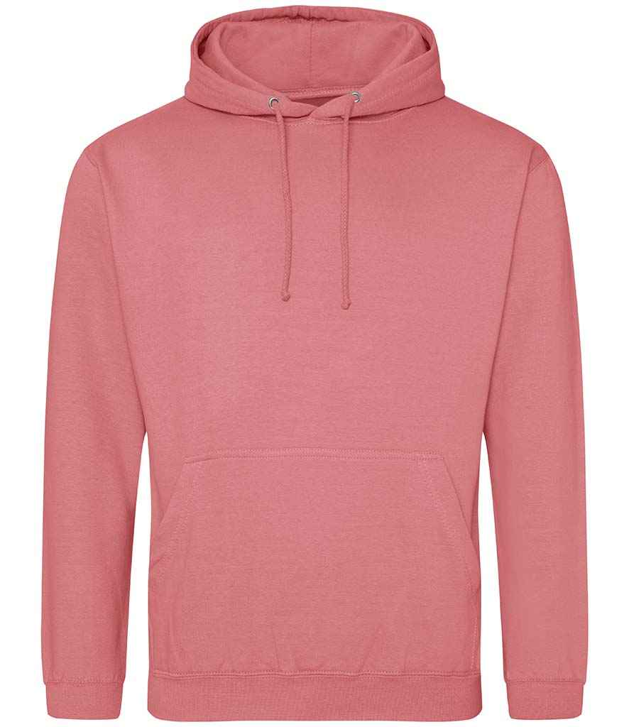 AWDis College Hoodie in Dusty Rose