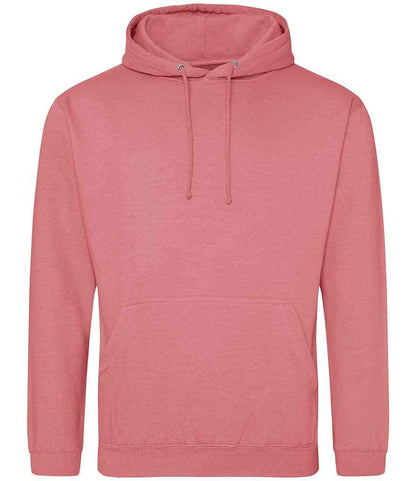 AWDis College Hoodie in Dusty Rose