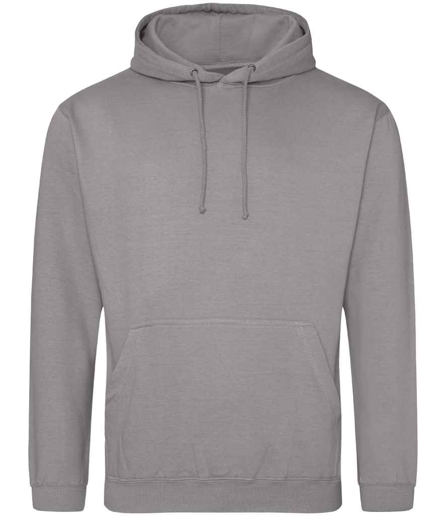 AWDis College Hoodie in Platinum Grey