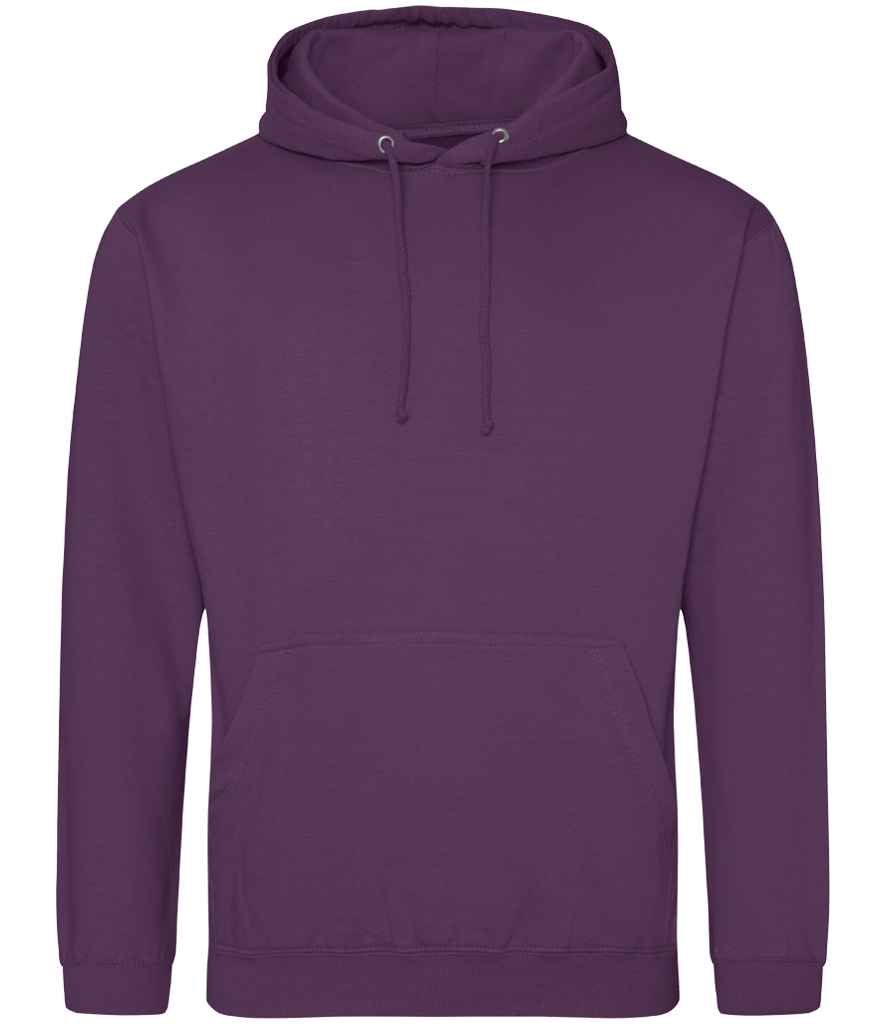 AWDis College Hoodie in Plum