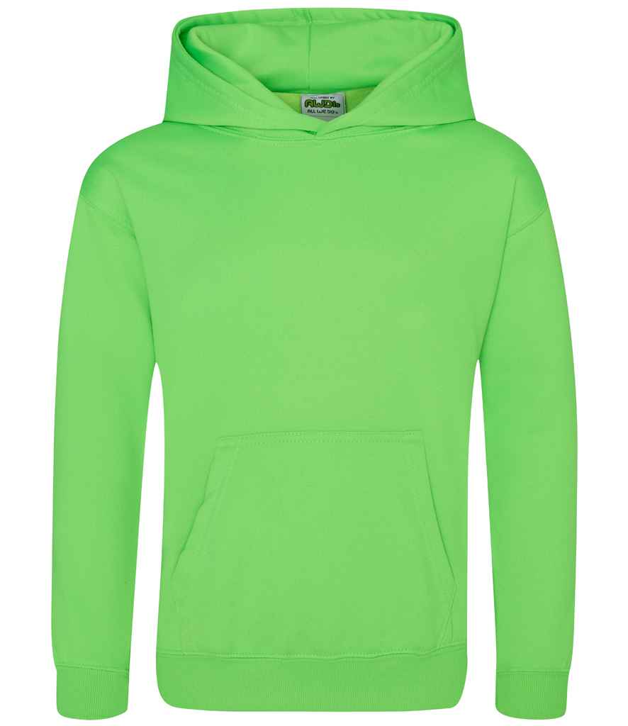 Just Hoods AWDis Kids Electric Hoodie Electric Green